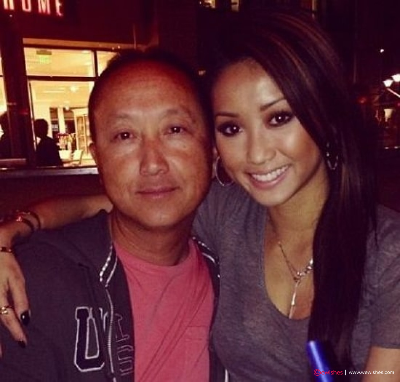Brenda Song with her Father