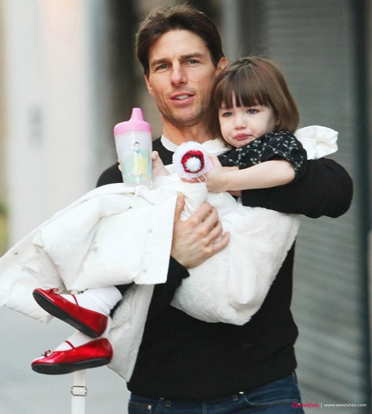 Suri Cruise with her Father