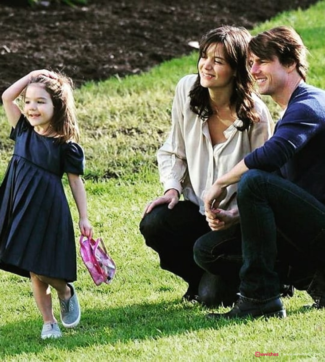 Suri Cruise with her Parents