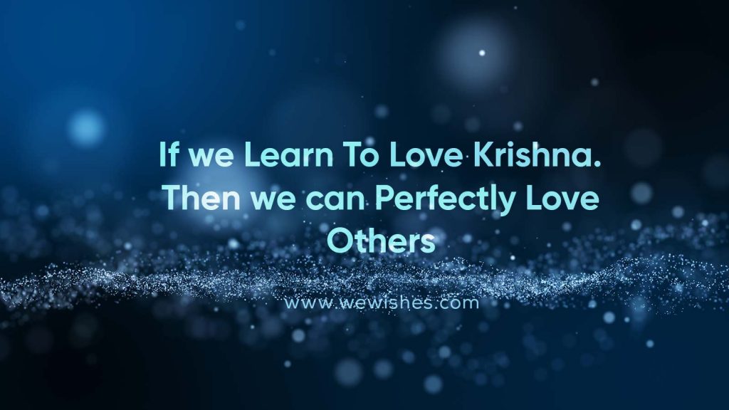 ISKCON Quote Love Krishna.