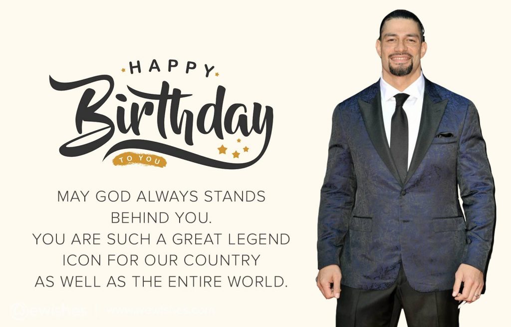 Roman Reigns birthday quote