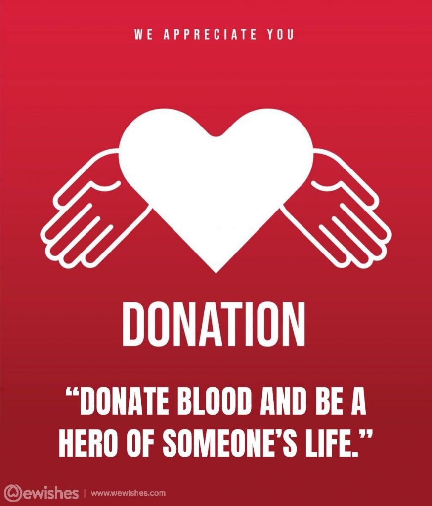 World Blood Donor Day Quotes, Images