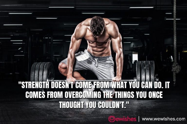 Gym Quotes That Will Motivate for Fitness | We Wishes