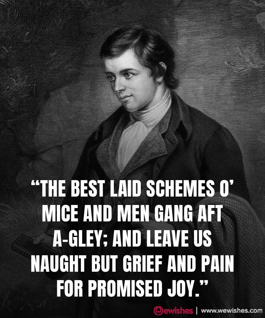 Robert Burns Quotes, Poem