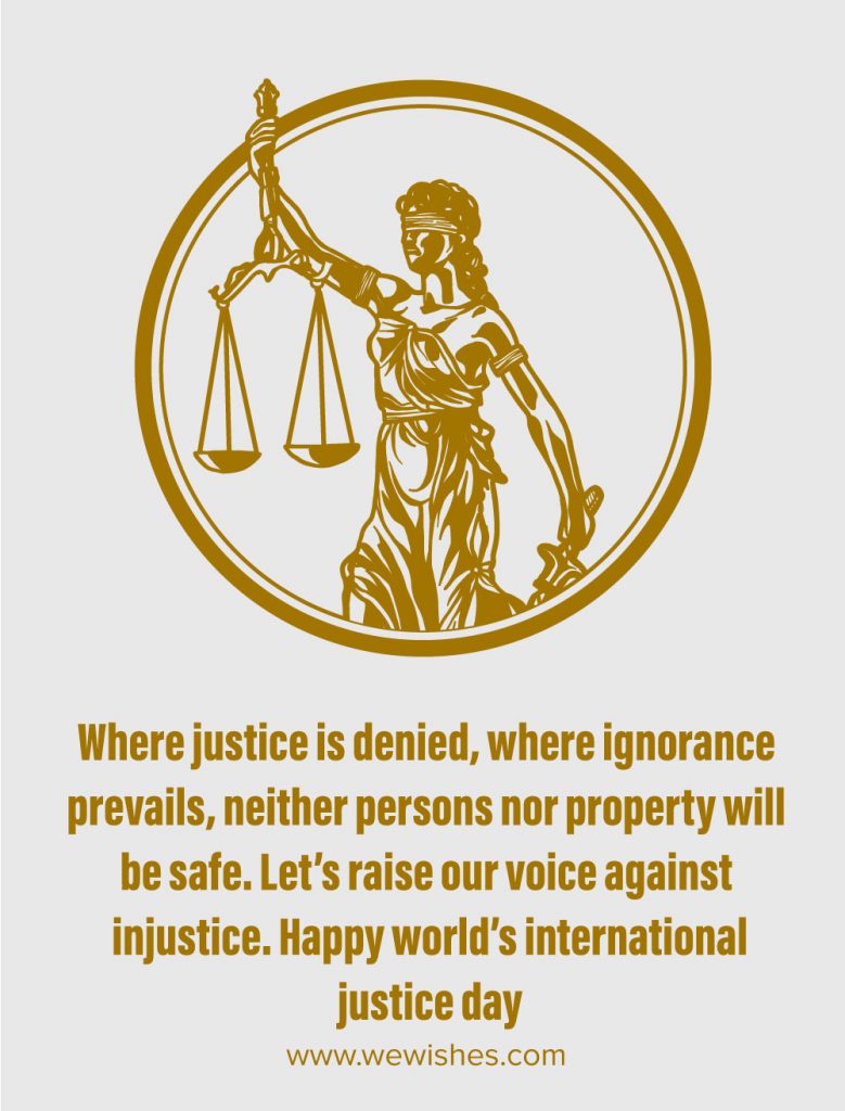 World Day for International Justice Quotes