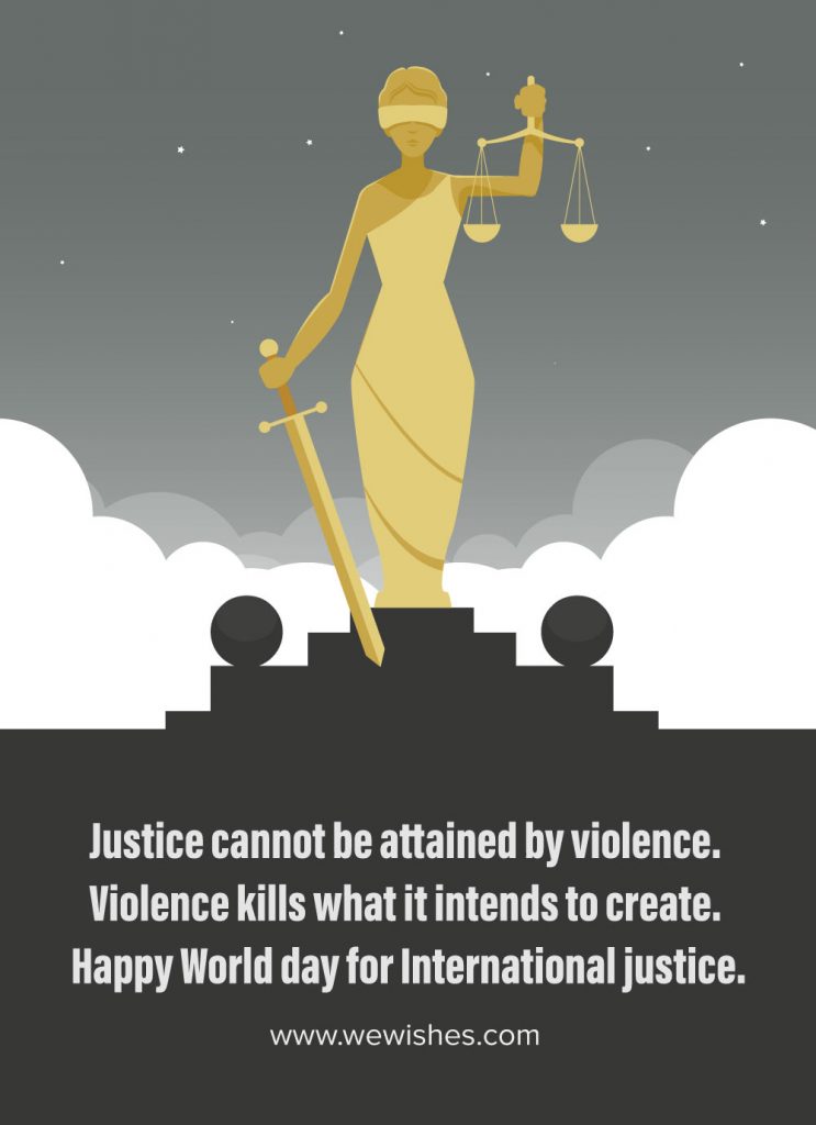 World Day for International Justice Quotes