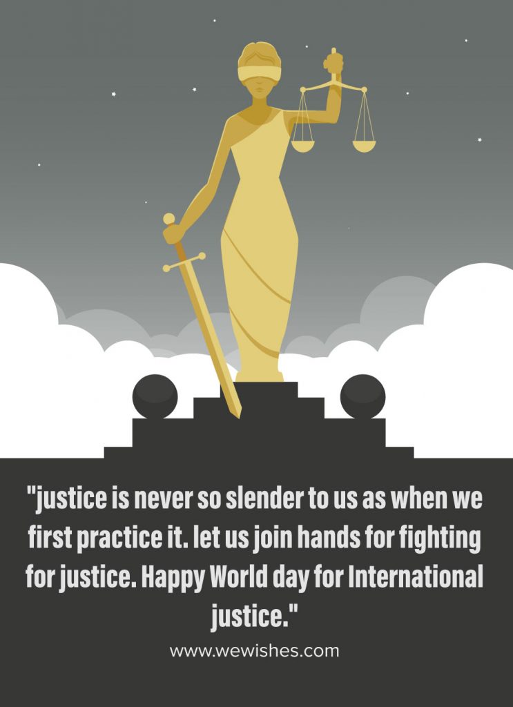 World Day for International Justice Quotes