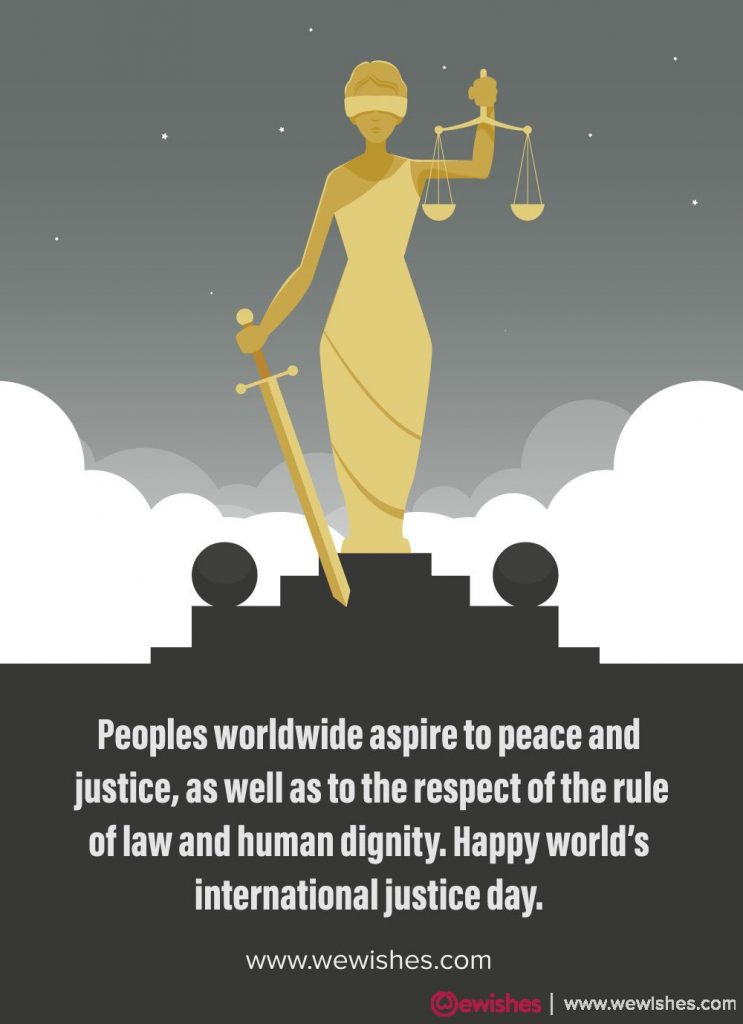 World Day for International Justice Quotes