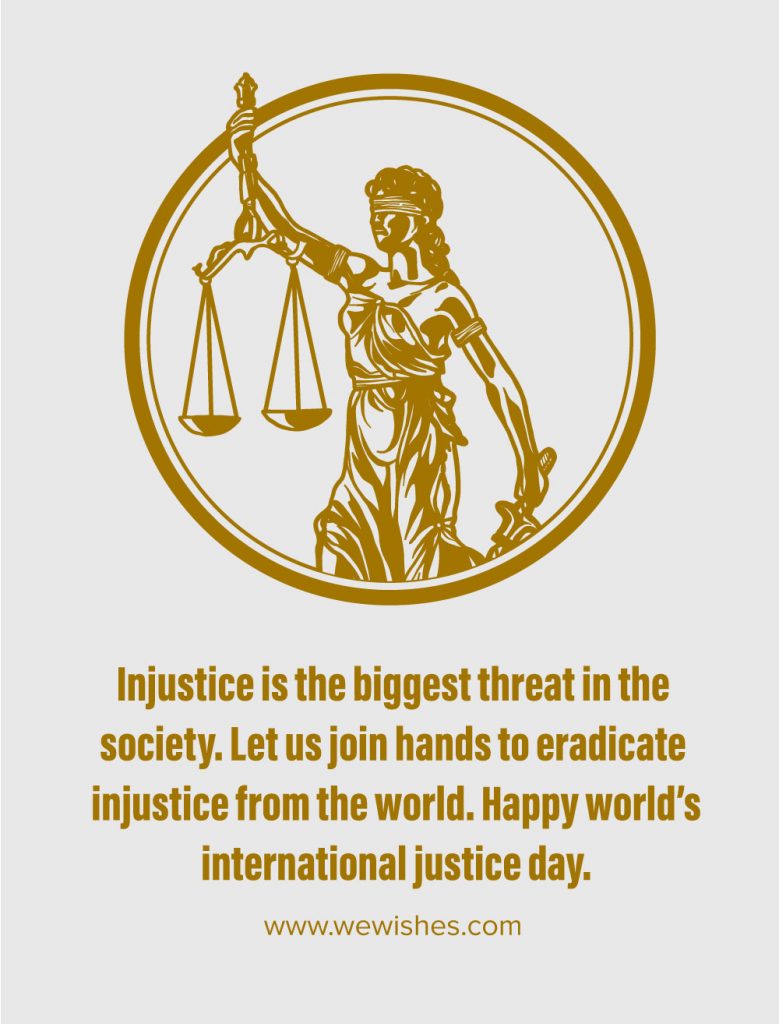 World Day for International Justice Quotes