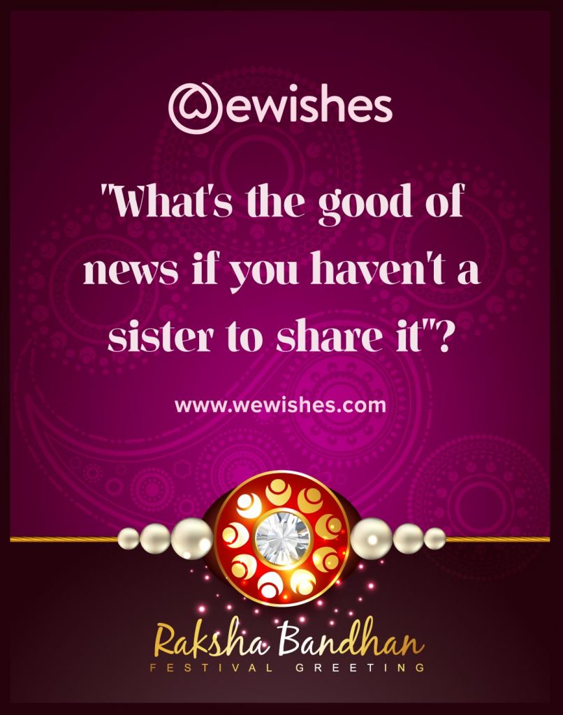 Raksha Bandhan Wishes Quotes, Images