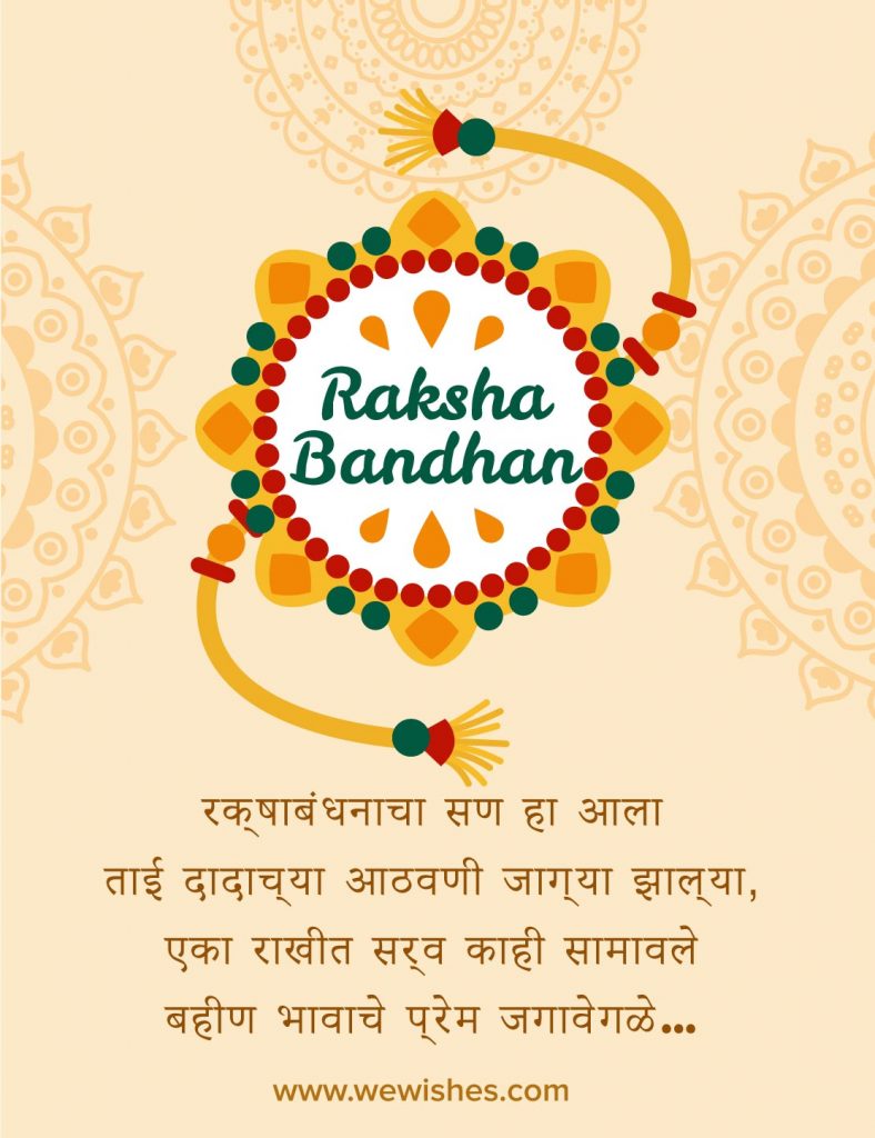 Raksha Bandhan Wishes In Marathi