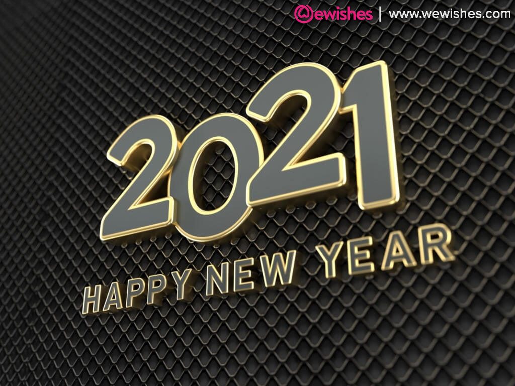 Happy New Year 2021, wallpaper