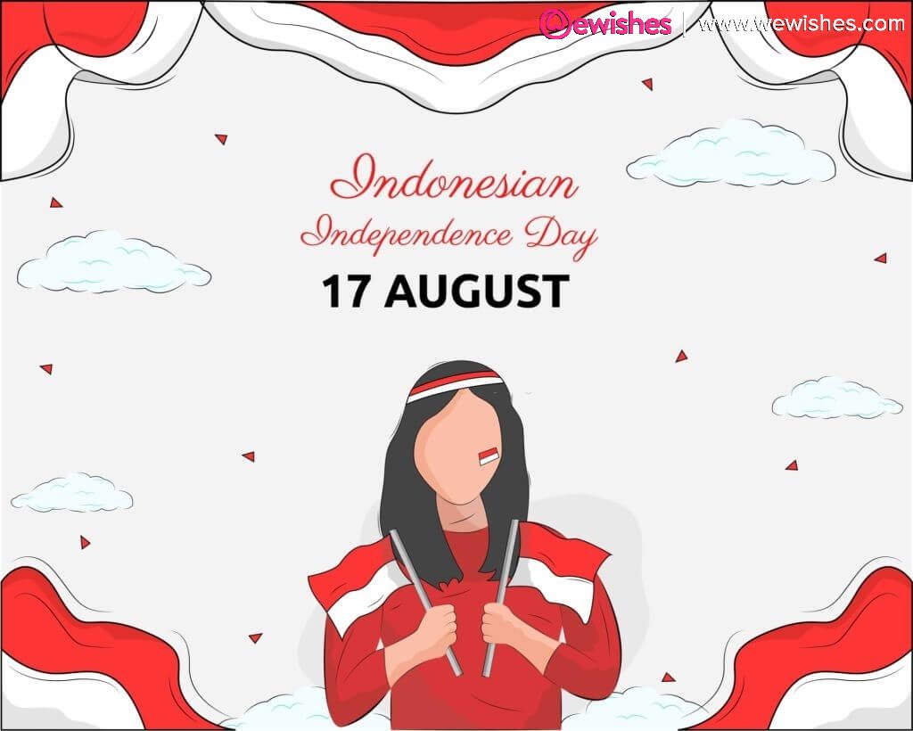 Happy Indonesia Independence Day, Poster, Quotes, Wishes