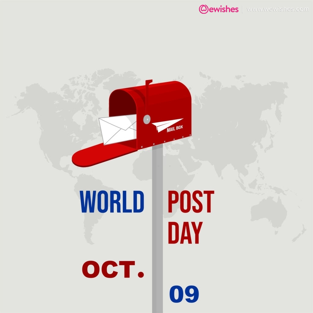 world postal day poster