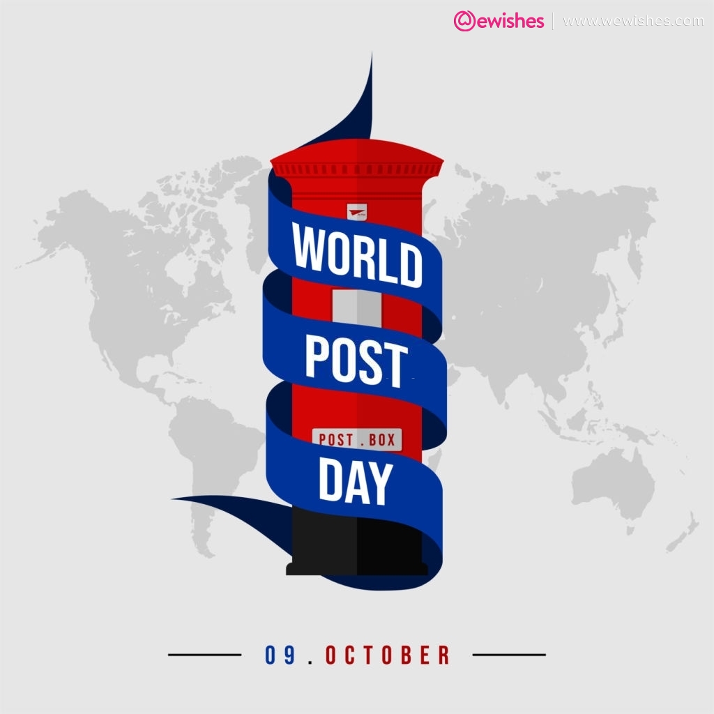 World Post day Poster