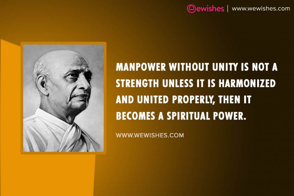 Sardar Patel Quotes