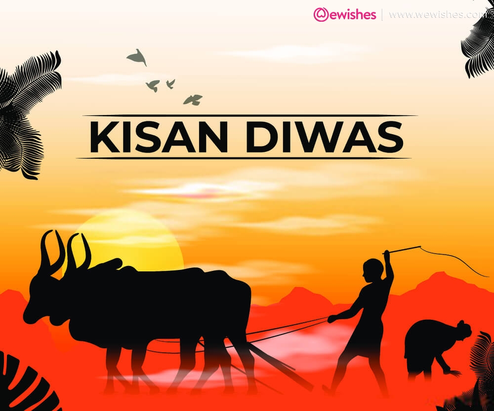 Happy Kisan Diwas Poster