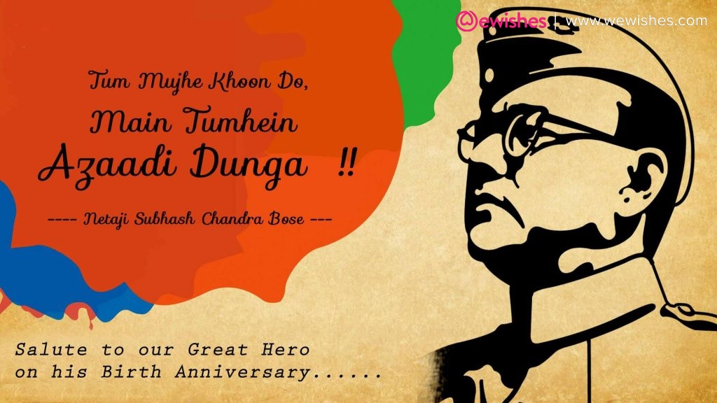 Subhash Chandra Bose Jayanti wishes