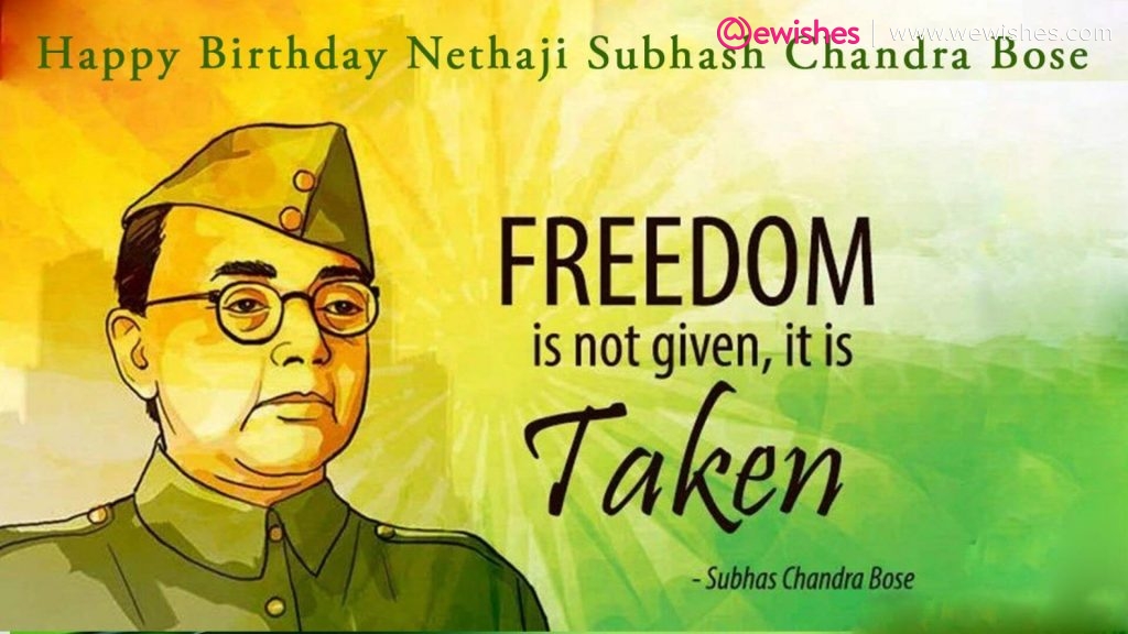 Subhash Chandra Bose Jayanti quotes