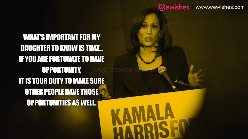 Quotes of Vice President Kamala Harris