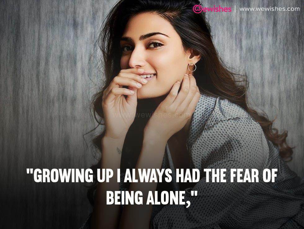 Motivational Life Quotes Athiya Shetty