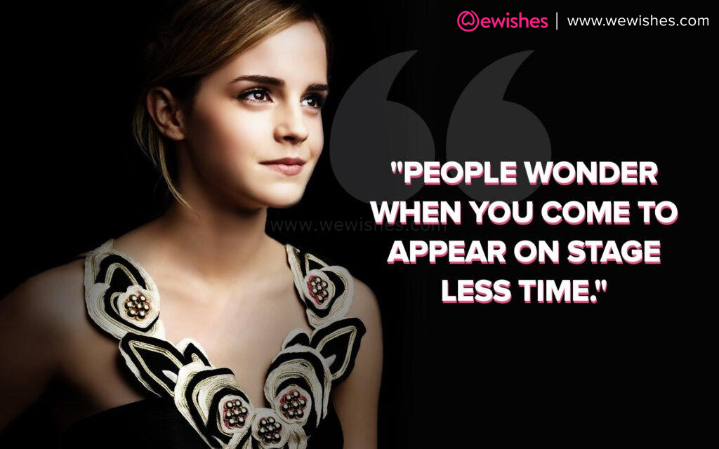 Emma Watson Quotes, We wishes