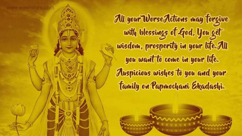 Happy Papmochani Ekadashi, Wishes, Quotes
