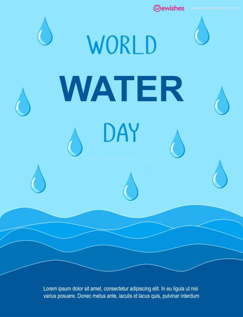 world water day poster