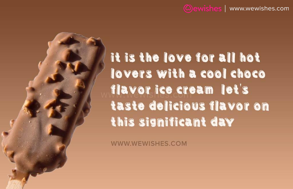 National Chocolate Ice Cream Day poster