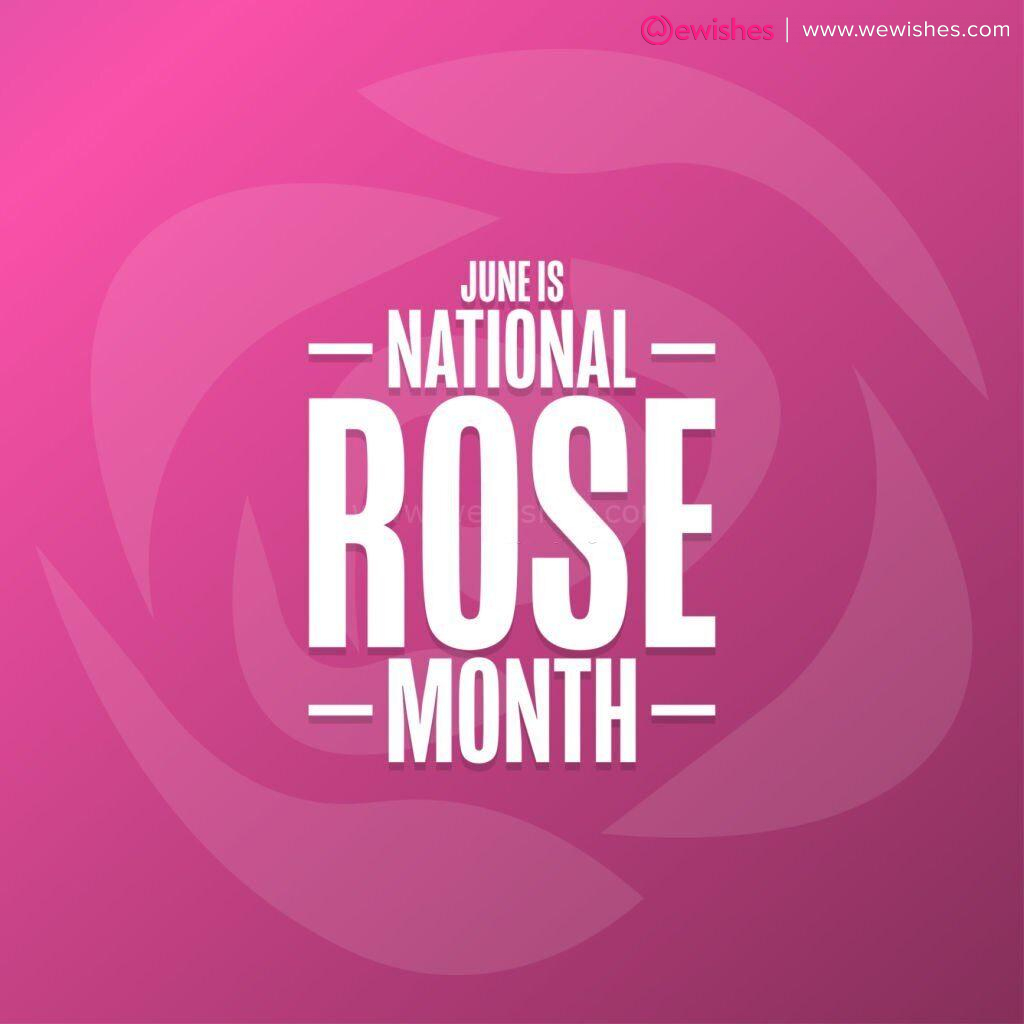 National Rose Day poster