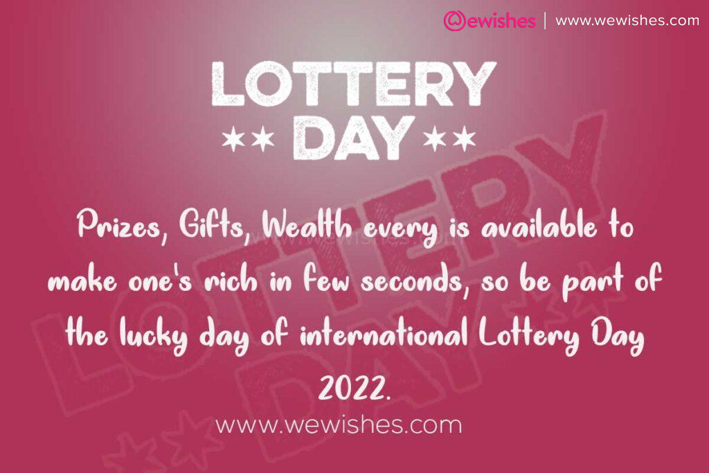 Happy International Lottery Day
