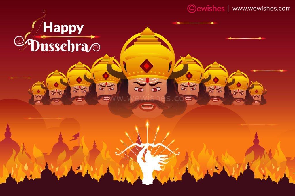 Dussehra 2022 Wishes, SMS, Whatsapp Status, Facebook Post For Your Family  And Friends | We Wishes