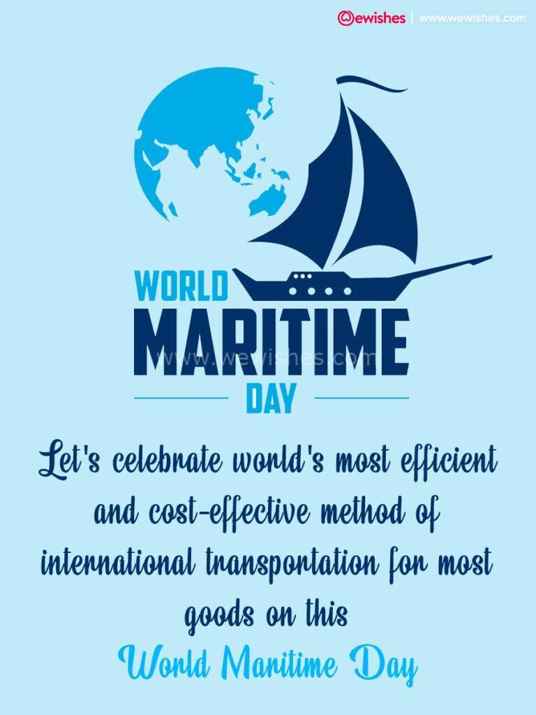 World Maritime Day poster