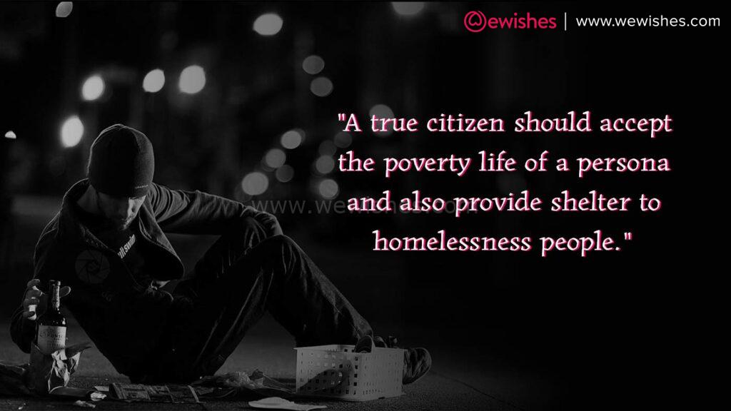 World Homeless Day quote