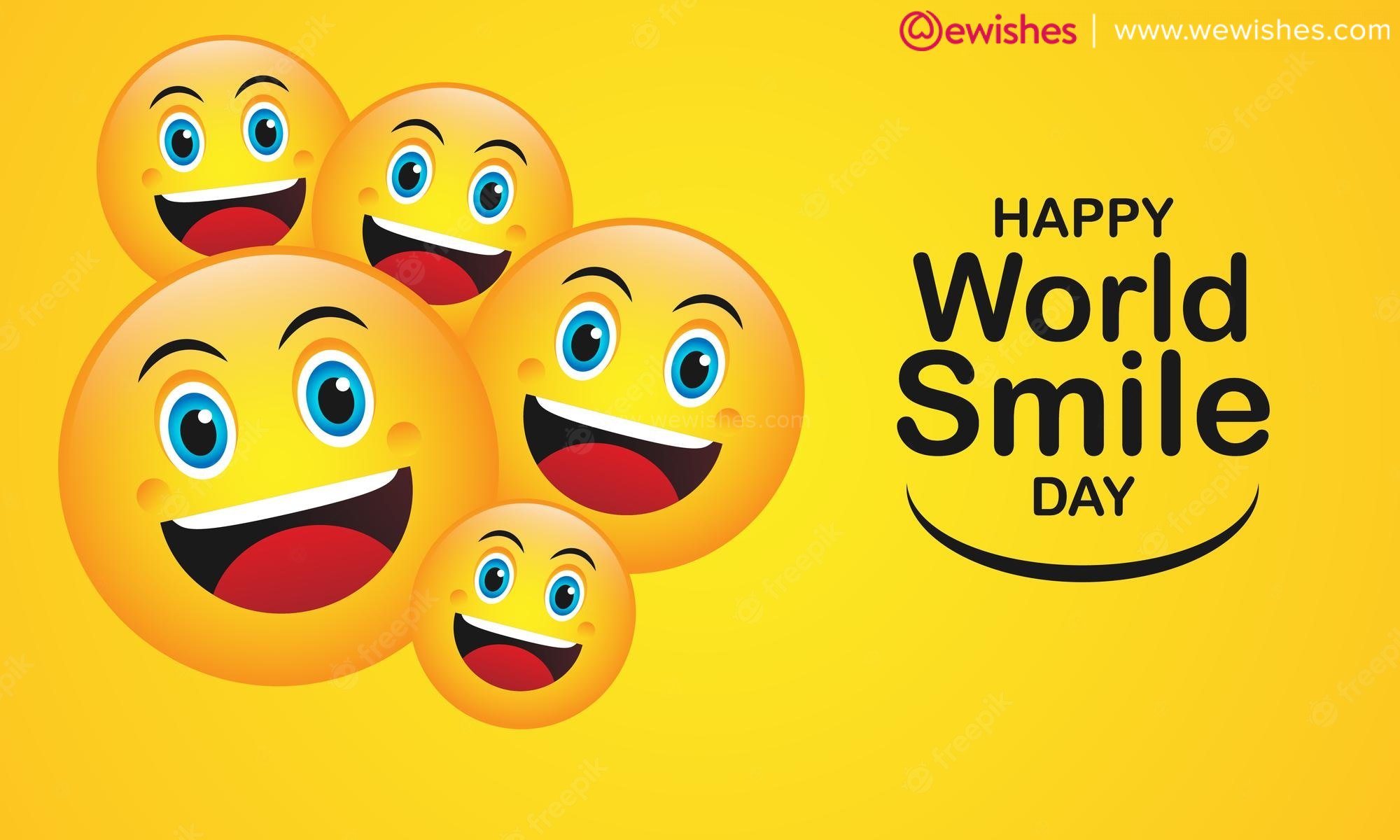 Happy World Smile Day (2025) Wishes, Quotes, Greetings Cheers face on