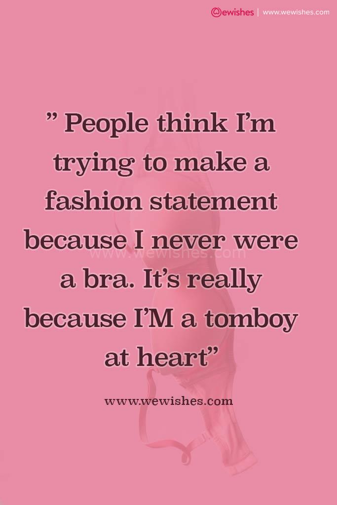 no bra day quotes