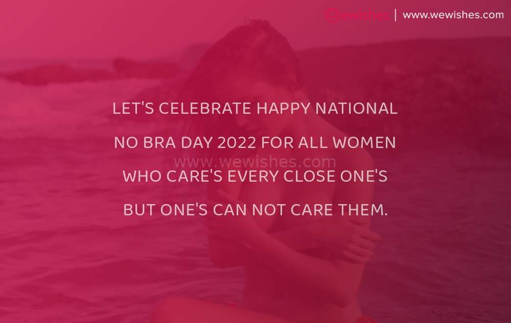 Happy National No Bra Day 2023 Wishes Quotes Greetings Posters