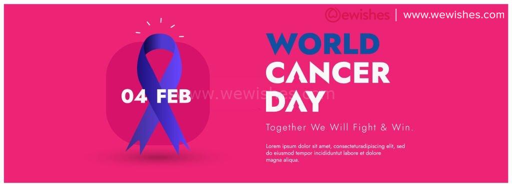 Happy World Cancer Day banner