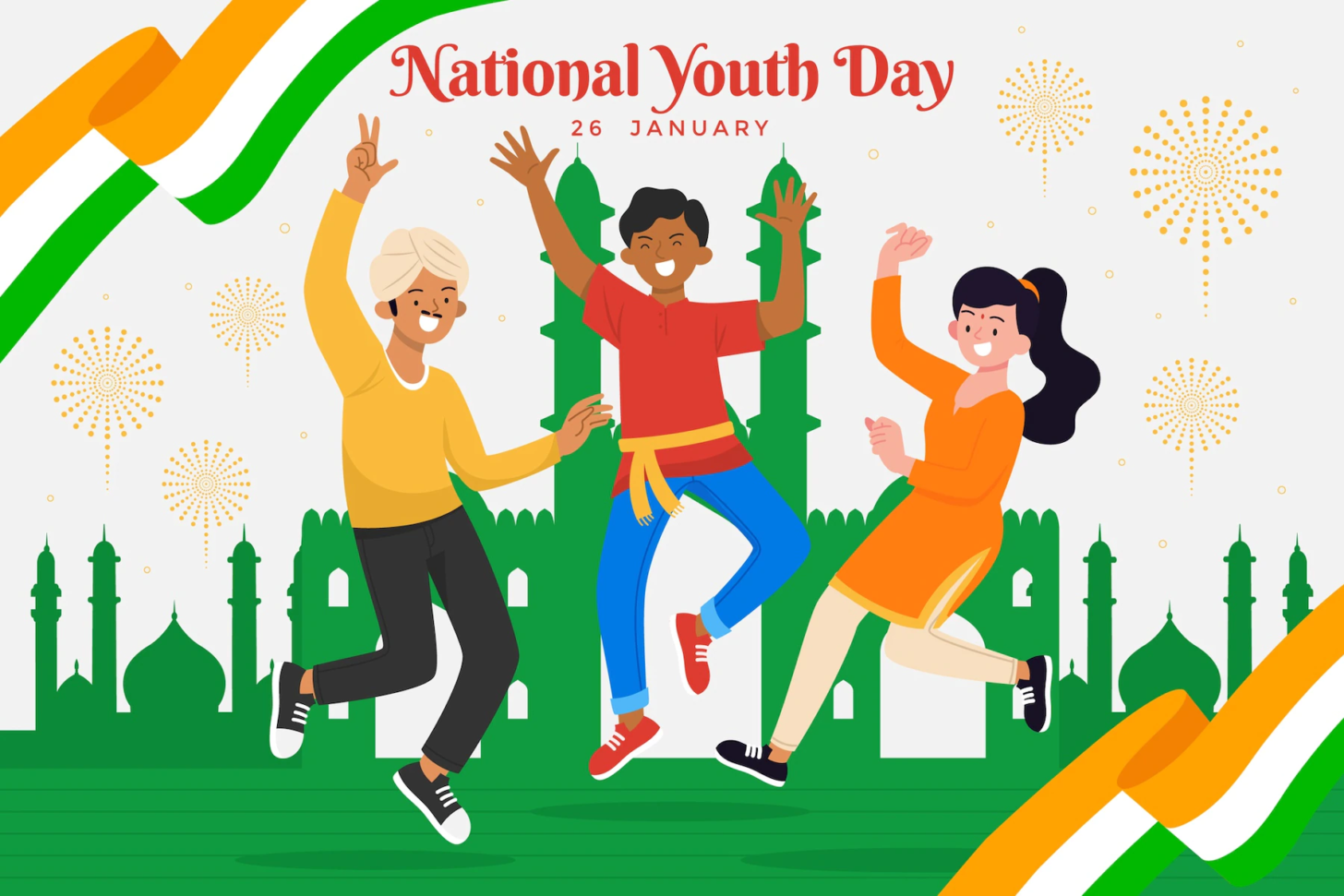 Happy National Youth Day (2023) Instagram Captions, Facebook Greetings
