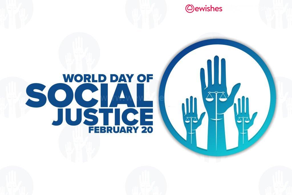Happy World Day of Social Justice poster