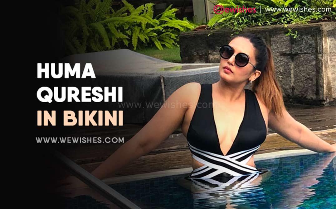 Hot Vibrant Splash Huma Qureshi in Bikini Looks- Hot Spicy Images,  Wallpapers | We Wishes