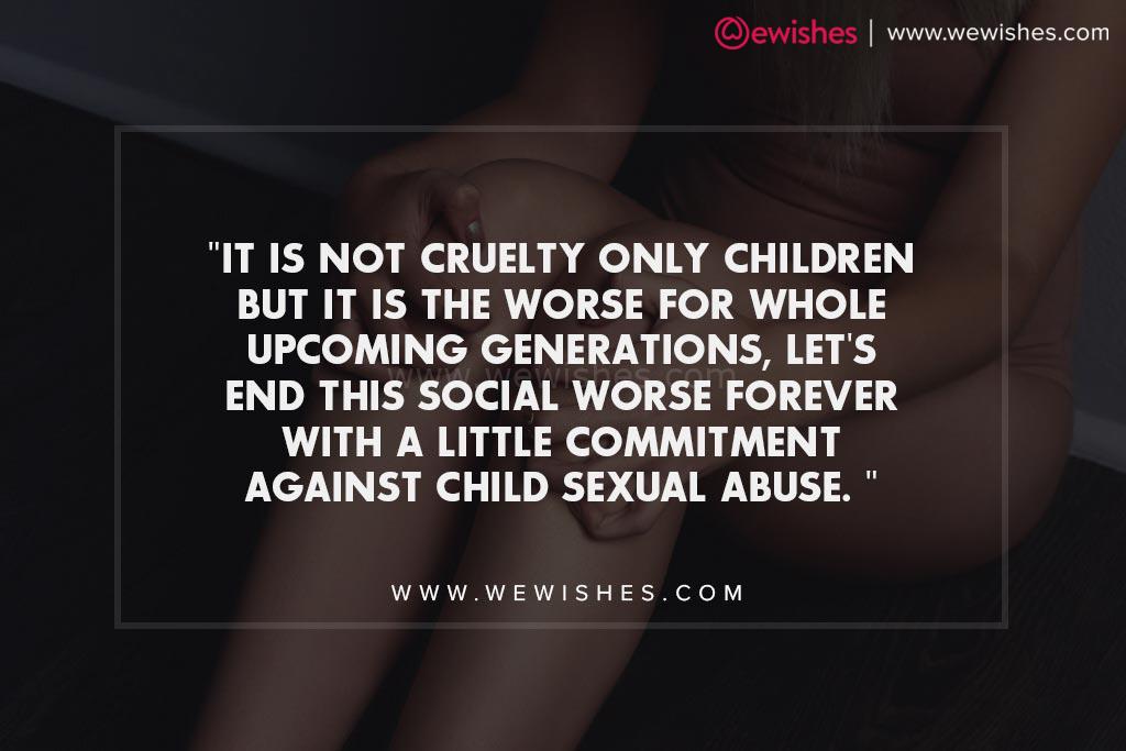 Quotes on Global Day to End Child Sexual Abuse