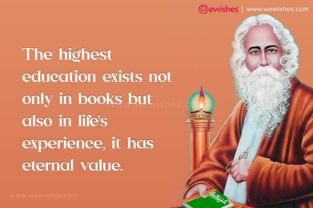 Rabindranath Tagore Image, Quotes, Poster, Whatsapp Status