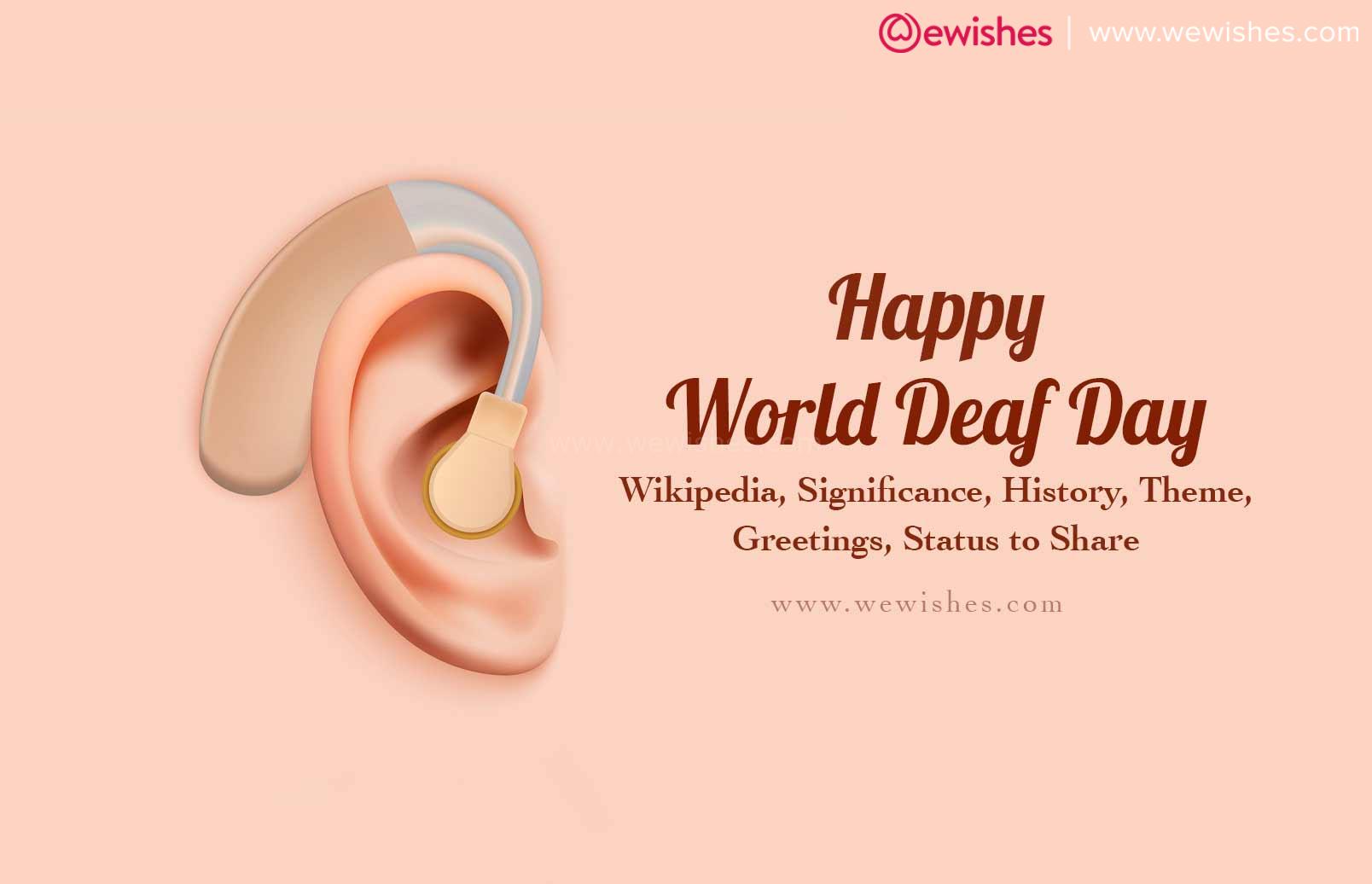 Happy World Deaf Day
