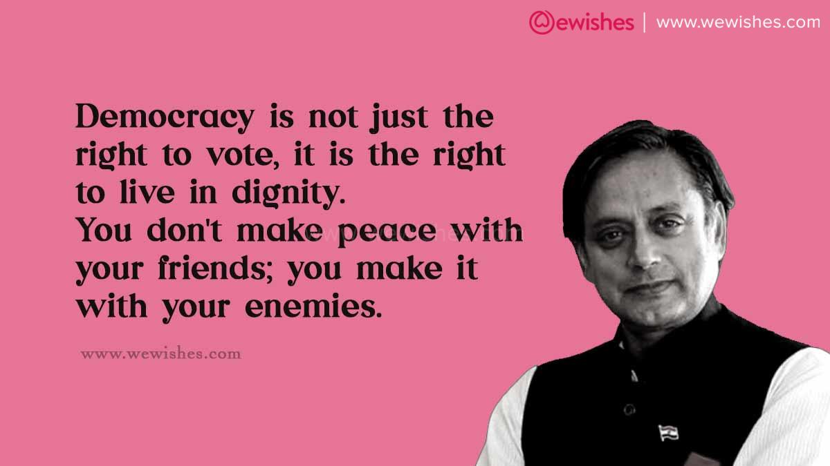 Shashi Tharoor Quotes